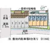 ★手数料０円★明石市大久保町西島　月極駐車場（LP）